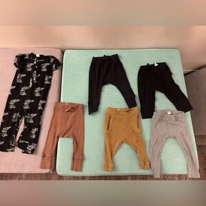 Lot of Kate Quinn joggers and one romper. All size 18-24 mo